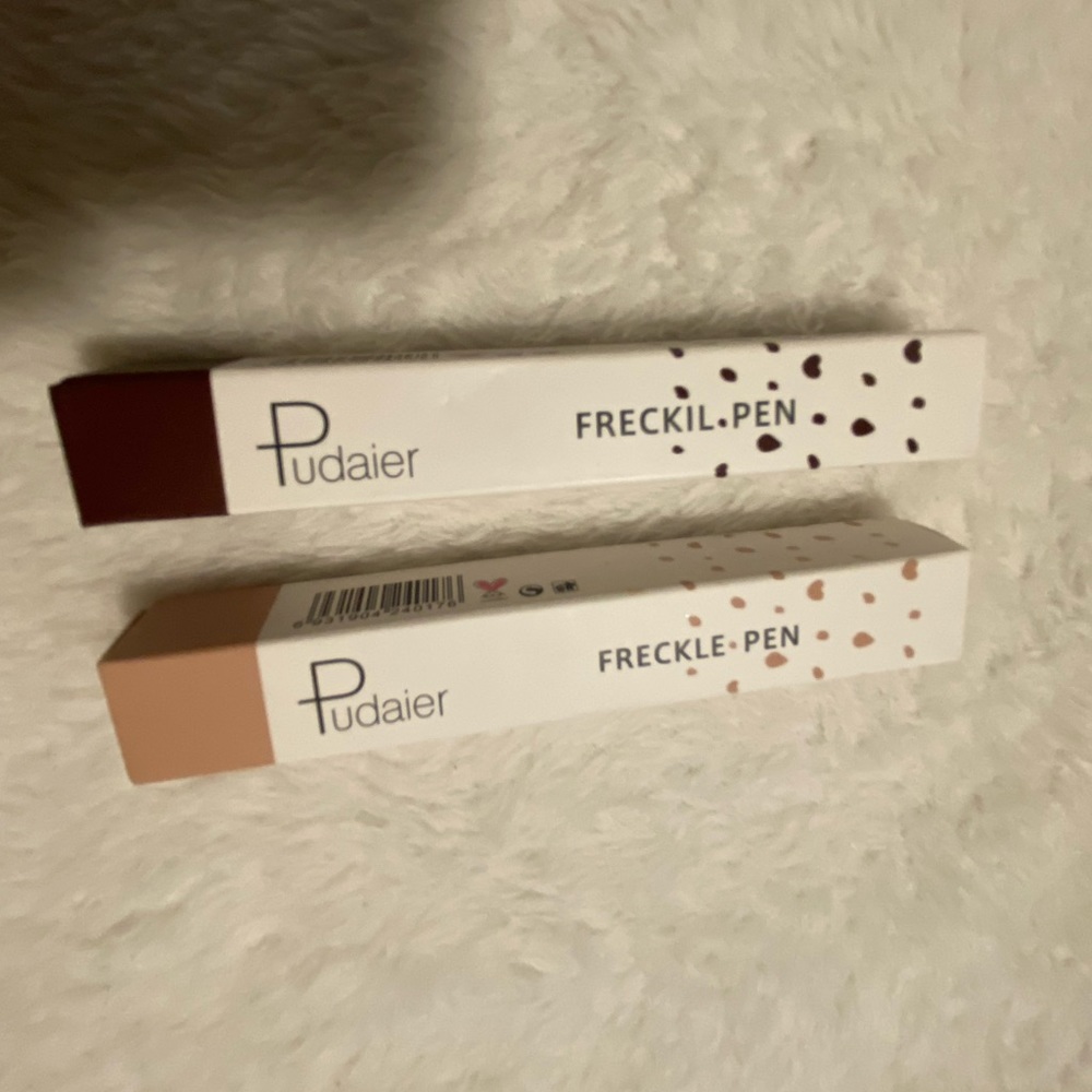 ! New ! Set of 2 Pudaier Freckle Pens Light Brown & Dark Brown Fast Shipping